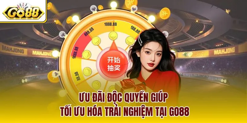 Ưu đãi độc quyền giúp tối ưu hóa trải nghiệm tại GO88